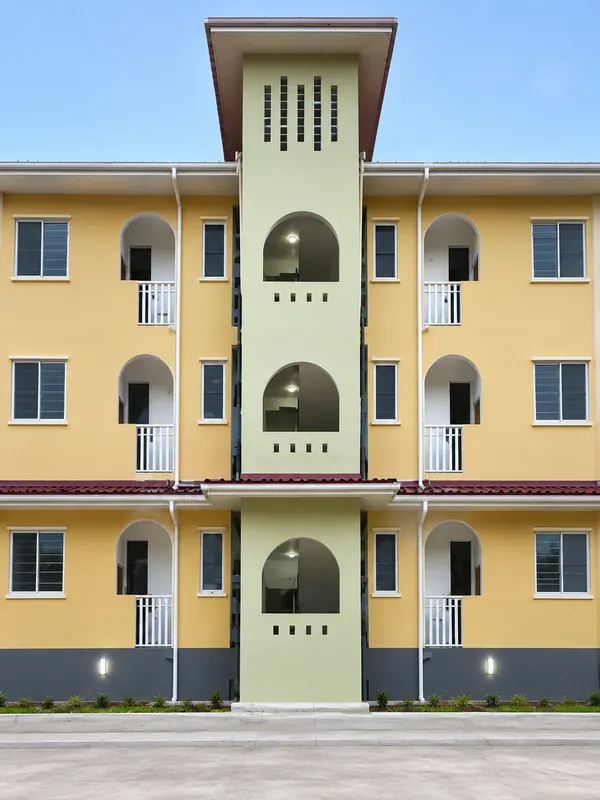 Affordable housing block at Ile Perseverance